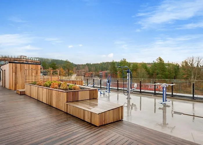 דירה Scandpoint In Out Year In Snooslo With Free Parking *